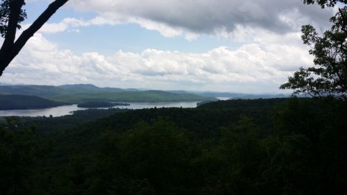 Schroon Lake from Mt Severance